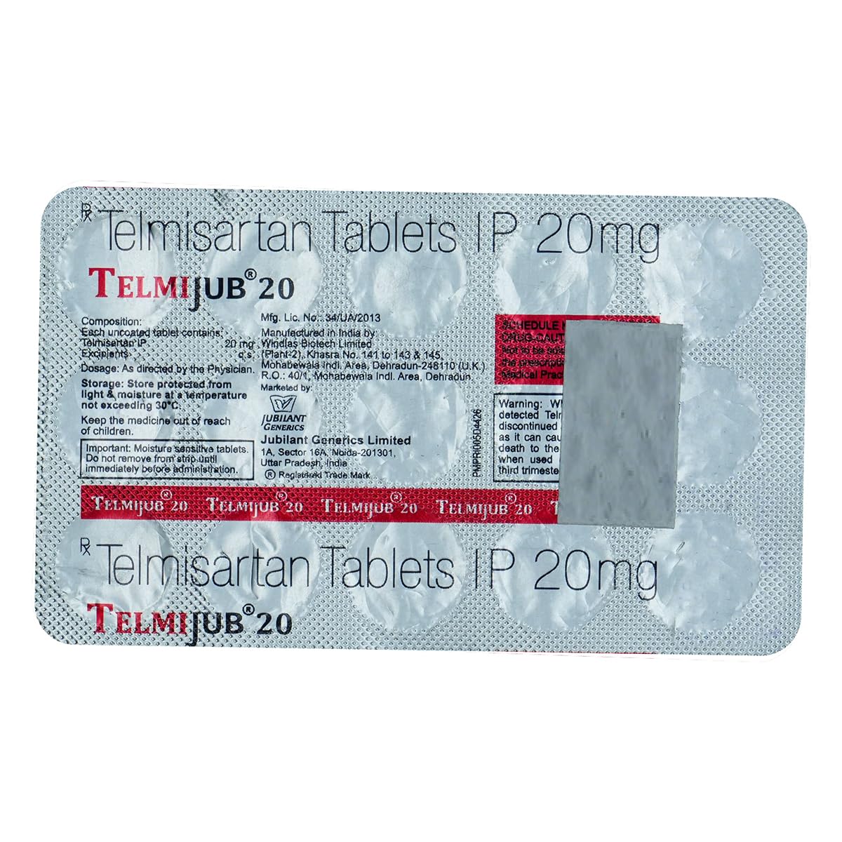 Telmijub 20 Tablet